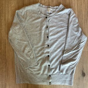 Halogen 3/4 sleeve Cardigan Gray size Medium